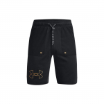 Under Armour Logotr&uuml;kiga n&ouml;&ouml;rpingutusega elastse v&ouml;&ouml;kohaga sirge s&auml;&auml;rega meeste l&uuml;hikesed p&uuml;ksid must 1366408-001 S