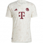 Adidas FC Bayern 23/24 kolmas s&auml;rk Lilleprindiga &Uuml;mmargune kaelus L&uuml;hikesed varrukad Jalgpallis&auml;rk M&auml;ngija versioon V&otilde;&otilde;rsil Meeste Topid Han-Jade-Valge IQ4059 4XL