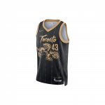 Nike NBA Varrukateta Hingav Kiiresti Kuivav Korvpallivorm, Toronto Raptors Siakam Nr. 43 sirge korvpallivest meestele pealmine osa must DB4046-010 XXL