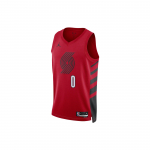 Jordan NBA Damian Lillard Trail Blazers 2022-23 Statement Edition Swingman S&auml;rk Meeste S&auml;rk Punane DO9541-657 XL