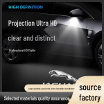 Jaguari tahavaatepeegli tervitusvalgustus mudelitele XE, XF, XFL, XFR, XJL, XK - Projiseeriv vaipkatte &uuml;mbritsev valgustus Original car logo (order two)