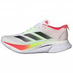 Adidas Adizero Boston 12 Valge Must Lucid Punane Unisex Tossud Cloud-White Core-Black JQ2552 41⅓