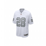 Nike Nfl Las Vegas Raiders (Josh Jacobs) Vabaajaline Digitr&uuml;kiga L&uuml;hikeste Varrukate T-s&auml;rk Meeste T-s&auml;rk Valge 67NMORGA8DF-2KB XL