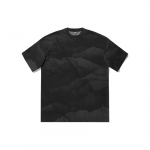 Li Ning X Jackie Chan Koost&ouml;&ouml; Kung Fu Seeria &Uuml;leni Tr&uuml;kitud Lahtine Mugav L&uuml;hikeste Varrukatega T-s&auml;rk Meeste Topid Must AHSU185-1 M