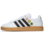 Adidas Smiley X Neo Grand Court Vabaaja libisemiskindlad vastupidavad madalad skate-kingad Unisex tossud Valge GY4995 44⅔