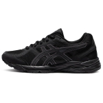 Asics Gel-Contend Cn Kerge Mugav Kangas S&uuml;nteetiline Nahk Madala S&auml;&auml;rega L&uuml;hikese Distantsi Jooksukingad Naiste toss Must 1012B463-001 37