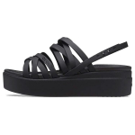Crocs Brooklyn Mugavad Mitmek&uuml;lgsed Vabaaja Sandaalid Naiste Sandaalid Must 206751-001 33-34