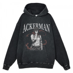 Anime Attack On Titan Eren Jaeger Prindiga Pestud Kapuutsiga Meeste Vabaaja Puuvillased Kapuutsid Manga Vintage Dressipluus Harajuku Streetwear S