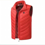 Unisex USB Infrapuna 11 K&uuml;tmisv&ouml;&ouml;ndiga Vest Jakk Talvine Elektriline Vest S punane