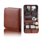 Hobusej&otilde;hvist hari ja kingakreemikomplekt: Must ja v&auml;rvitu nahapuhastus- ja hoolduskomplekt kingadele ja jakkidele