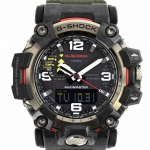 Taastatud Casio G-Shock Mudmaster Analoog-digitaalne vaigust rihm must sihverplaat p&auml;ikeseenergial t&ouml;&ouml;tav GWG-2000-1A3 200M meeste k&auml;ekell must
