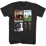 Pink Floyd Diskograafia Meeste T-s&auml;rk Rockb&auml;nd Albumikaaned Kontserttuur 3XL