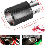 Auto LED-summuti otsikutoru Sirge Auto Punane/Sinine Tuli Leegitsev Modifitseeritud &Uuml;he v&auml;ljalaskeavaga Summuti Toru Sabaotsik 1pcs sinine