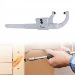 Adjustable Hook Wrench 20mm to 100mm Heavy Duty Wide Jaw Workshop Garage Manual Tool