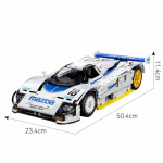 1:10 Tehniline Auto 787B Kestvusv&otilde;idus&otilde;iduauto Mudelkomplekt, 1797 tk Sportauto H&uuml;perauto Ehitusklotsid Telliskivipusle M&auml;nguasjad Laste Kingitus