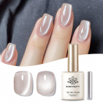 BORN PRETTY Magnetiline Magnetiline Geel Klaas Kassisilma K&uuml;&uuml;s L&auml;bipaistev Geel Selge &Uuml;hilduvad K&uuml;&uuml;ned, 15ml, K&uuml;&uuml;ned, Helmed, Lakk, Kuupaisteline K&uuml;&uuml;s, Geel,