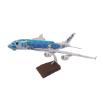 1/400 Mudelilennuki M&auml;nguasi 20cm Sulam Metall Jaapani &Otilde;hk ANA Airbus A380 Multifilm Merikilpkonn Lennufirma Lennukimudel Airways Lennukimudel sinine
