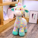 Kawaii Sika Hirve J&otilde;ulukingitus Hiiglaslik Armas Vikerkaare Kaelkirjaku Pl&uuml;&uuml;sm&auml;nguasjad Nukud Brinquedos jaoks 30cm