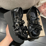 Lolita kingad Naiste Punk Gooti Platvormkingad Naistele Moodne Metallkaunistus Mary Janes Kingad Disainer Naiste K&otilde;rged Kontsad 35