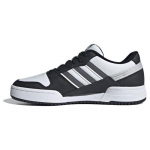 Adidas Team Court 2.0 Str Core Black Grey Five Cloud White Tennised IF1197 35⅔ must valge v&auml;rv