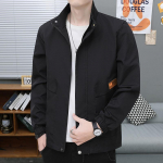 Kevad- ja s&uuml;gisjakk Meeste p&uuml;stkrae pluus Vabaaja lahtine kena nooruslik &otilde;huke mudel mitmek&uuml;lgne mantel meestele 5XL must