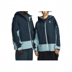 Nike ACG Misery Ridge Tuulekindel Veekindel Lahtine Mugav Kapuutsiga T&otilde;mblukuga Jakk Unisex Jakid Tumesinine Denim-Sinine T&uuml;rkiissinine FV8641-478 L