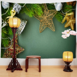 J&otilde;ulusarja T&auml;ht Gobel&auml;&auml;n Seinale Riputatav Uue Aasta Kingitus Boheemlaslik Stiil N&otilde;idus &Uuml;hiselamu Elutuba Kodu Dekoratsioon 95x70cm