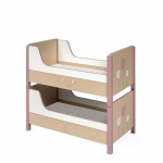 Nukuvoodi - DE CUEVAS TOYS - Muudetav kaheks voodiks - Kuni 48 cm pikkustele nukkudele - 50x28x47 cm