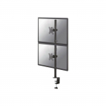 Support de bureau - NewStar - FPMA-D550DVBLACK - Pour 2 &eacute;crans LCD - Noir - 10 -32