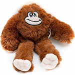 NC Jouet Pour Chien En Peluche Gloria Mizaru Singe Marron Brown