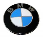 BMW originaalvaruosad (Saksamaa otsene import) 74mm pagasiluugi embleemide komplekt (E46 E90 F30 F31 F32 Tagumine) 51148219237 Diameter 74mm