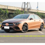 Mercedes Benz A klass W177 A180 A200 A250 2022 auto udukulmude/trimmivalgusti lambi raami pulga kattev&otilde;re jaoks Piano black