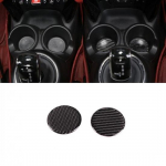 Carbon Interior inner Door Handle Bowl Cover Trim For BMW Mini Cooper 14-21