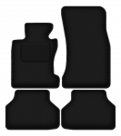 Dywaniki samochodowe welurowe czarne do: BMW 5 E60 xDrive (2003-2010)