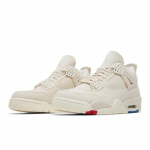 Air Jordan Wmns Air Jordan 4 Retro Blank Canvas AJ4 Naiste DQ4909-100 EU 36 hall/punane