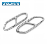 Car Rear Exhaust Tail Pipe Covers Trim Muffler Stainless steel For VOLVO V90 S90 XC90 XC60 S60 v60 xc40 Accessories 2020-2021 V60