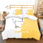Kollase Pardi Tekikott Padjap&uuml;&uuml;r Voodipesukomplekt T&auml;iskasvanud Poiss T&uuml;druk Magamistoa Kaunistus Laste Kingitus &Uuml;he-kahekohaline Suur Suurus 180*220cm 3pcs