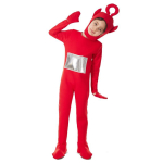 Multikas Teletupsud Lasteetendus Kost&uuml;&uuml;mid Halloweeni Karnivali Cosplay Peokost&uuml;&uuml;mid Lapsed 130cm punane