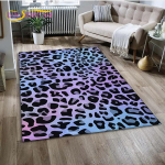 3D Wild Leopard Print seeria pindalavaip, vaibavaip kodu elutoa diivani uksematt K&ouml;&ouml;gi sisekujundus, laste libisemiskindel p&otilde;randamatt 80x120cm(31x47in)