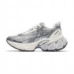 Anta SKYLOFT Cushioning Breathable Height Increasing Low top Casual Shoes Women's Cumulus Gray/Silver/Ivory White 122548803-1 38.5