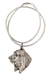 Basset Hound I - Dog necklace, unique jewellery for the dog fan, unique adder pendant by Art-Dog brand h&otilde;be