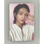 Stray Kids ametlik NACIFIC Round 3 &uuml;ritus Roosa holograafiline FOTOKAART AMETLIK HYUNJIN white