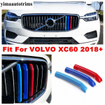 Kolmev&auml;rviline esiv&otilde;re iluv&otilde;re ribakujuline kaunistuskate liist For VOLVO XC60 2018 - Plastikust tarvikud V&auml;liskomplekt