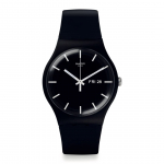 SWATCH MONO BLACK AGAIN J&otilde;u j&auml;lgimise kell SO29B704 Must must