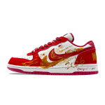 Nike Suured Nahast Kulumiskindlad Hingavad Madalad T&otilde;mblukuga Rula Kingad Meeste Punane Valge 355152-150(Team995-1.0) 43