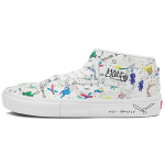 Half Cab No-Comply x Daniel Johnston x Half Cab Vans 'Doodles' VN0A5FCDWTM 46 white