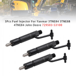 3 tk k&uuml;tusepihusti Yanmarile 3TNE84 3TNE88 4TNE84 John Deere'ile 729503-53100