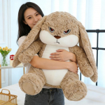 30/38cm Suur Suurus Vihane J&auml;nes Pehmem&auml;nguasi Armas Loom Pehmem&auml;nguasi Nukk Kawaii T&auml;idisega Pehmed M&auml;nguasjad Mudeliruumi Kaunistus S&uuml;nnip&auml;evakingitused 30cm pruun