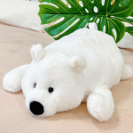 J&auml;&auml;karu t&auml;idisega pl&uuml;&uuml;sist m&auml;nguasjad Super pehme valge karu padi Armsad loomad padjad J&auml;&auml;karu pl&uuml;&uuml;sist m&auml;nguasjad nukud Ideaalne kodu jaoks poisi t&uuml;druku kingitused 60cm white