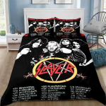Slayer Heavy Metal B&auml;ndi Muusika Tekikott Padjap&uuml;&uuml;r Voodipesu Komplekt T&auml;iskasvanud Poiss T&uuml;druk Magamistoa Kaunistus Kingitus &Uuml;he- ja Kahekohaline Suurus 100x135cm